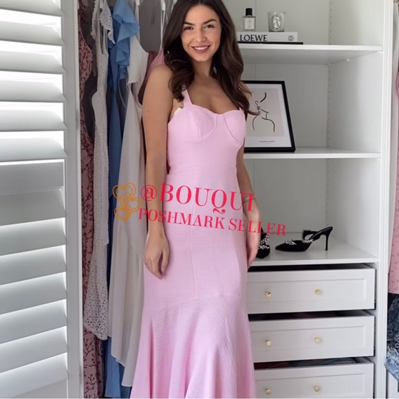 BLOGGERS FAV ZARA PINK TEXTURED WEAVE RUFFLED DRESS - Picture 7 of 7